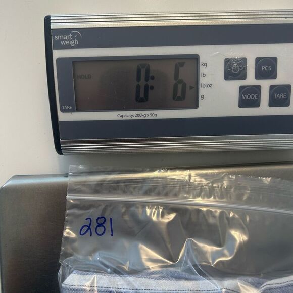 Nicole Miller 100% Linen Button Down Shirt M Blue White Stripe Roll Tab Sleeves - Picture 11 of 11